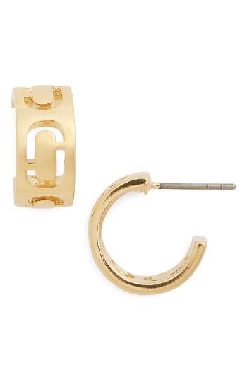 Women's Marc Jacobs Icon Cutout Hoop Earrings