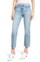 Women's Hudson Jeans Zoeey Crop Split Hem Straight Leg Jeans - Blue