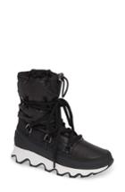 Women's Sorel Kinetic Waterproof Insulated Winter Boot M - Black
