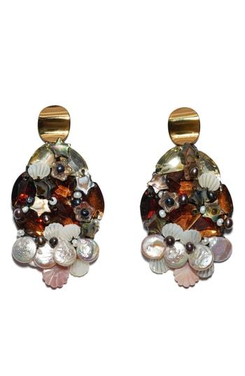 Women's Lizzie Fortunato Mediterranean Reflection Earrings