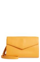Steven Alan Easton Leather Envelope Crossbody Bag - Yellow