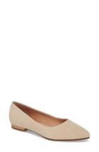 Women's Caslon Luna Pointy Toe Flat M - Beige