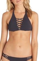 Women's Billabong Sol Searcher Lace-up Halter Bikini Top