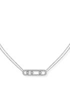 Women's Messika Move Pave Diamond Pendant Necklace