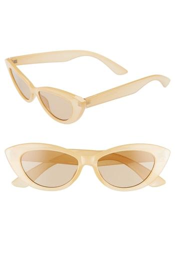 Women's Bp. 51mm Cat Eye Sunglasses - Milky Yellow
