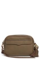 Rebecca Minkoff Leather Camera Bag With Guitar Strap - Green