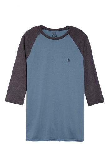 Men's Volcom Raglan T-shirt - Grey