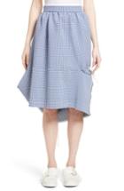 Women's Steventai Check Net Skirt - Blue