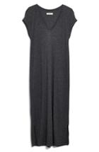 Women's Madewell Horizon Midi Dress, Size - Black