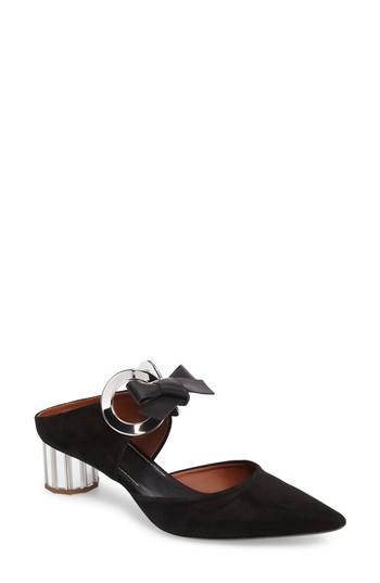 Women's Proenza Schouler Ring Tie Pointy Toe Pump Us / 36eu - Black