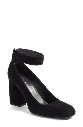 Women's Stuart Weitzman Clara Pump .5 M - Black
