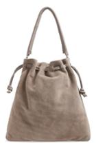 Clare V. Henri Drawstring Shoulder Bag - Grey