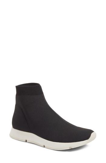 Women's Vince Tyra Sock Sneaker M - Black