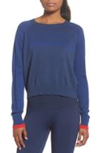 Women's Lndr Prism Cropped Sweater /small - Blue