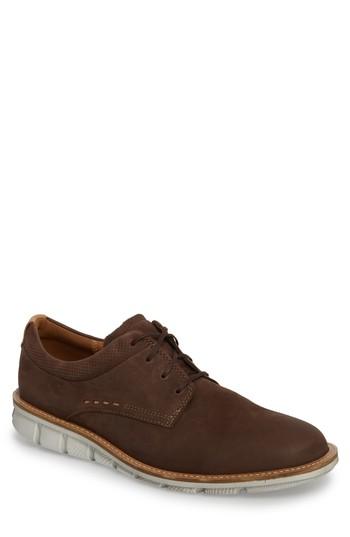 Men's Ecco Jeremy Hybrid Plain Toe Derby -8.5us / 42eu - Brown