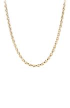 Men's David Yurman Elongated 18k Gold Box Chain, 6mm