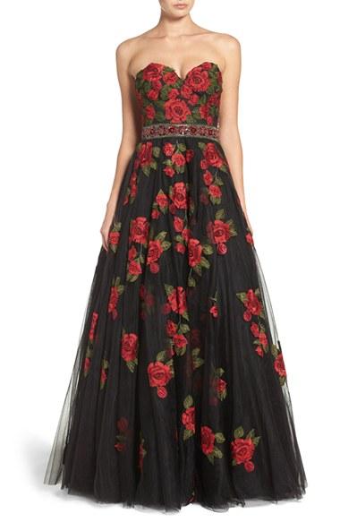 Women's Jovani Embellished Tulle Ballgown