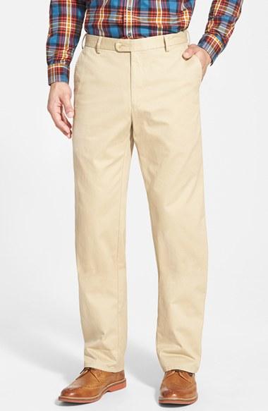 Men's Peter Millar 'raleigh' Washed Twill Pants - Beige