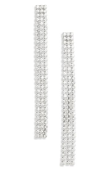 Women's Lula Crystal Fringe Duster Earrings