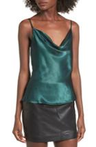 Women's L'academie The Cowl Camisole - Green