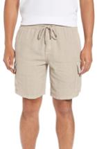 Men's Vilbrequin Linen Cargo Shorts - Brown
