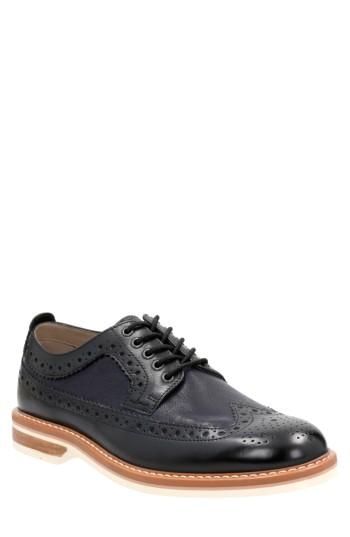 Men's Clarks Pitney Limit Wingtip .5 M - Black