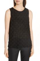 Women's Eileen Fisher Fringe Shell Top, Size - Black