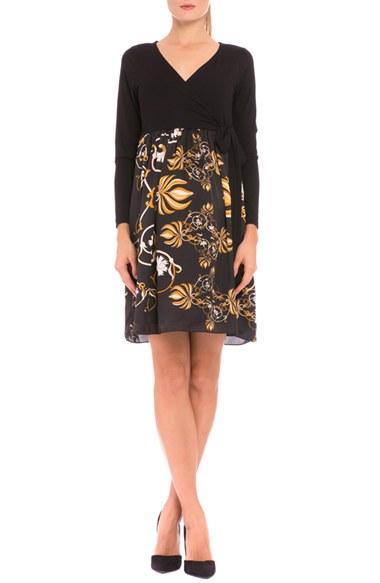 Women's Olian 'giorgina' Maternity Wrap Dress