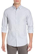 Men's Rodd & Gunn Carterton Sports Fit Plaid Sport Shirt, Size - Blue