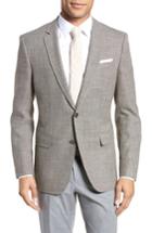 Men's Boss Hutsons Trim Fit Stretch Blazer L - Beige