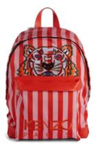 Kenzo Kanvas Embroidered Tiger Stripe Backpack - Pink