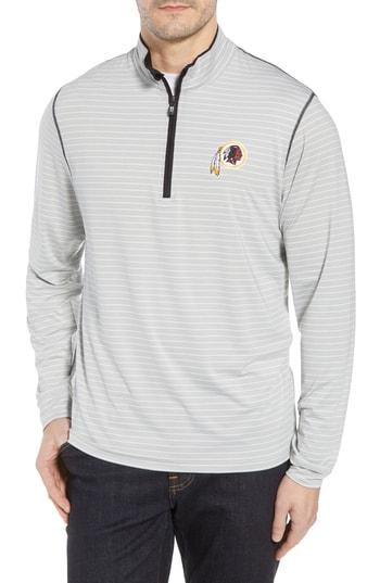 Men's Cutter & Buck Washington - Meridian Half Zip Pullover - Black