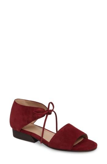 Women's Eileen Fisher Ely Sandal M - Burgundy