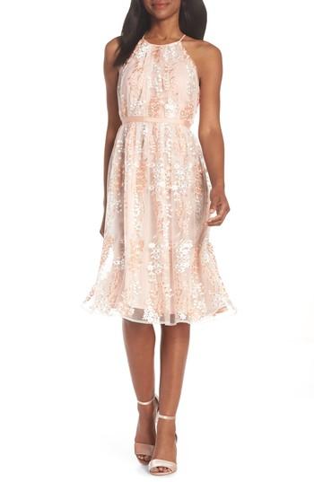 Women's Maggy London Trailing Daisy Lace Midi Dress