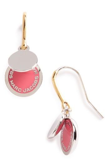 Women's Marc Jacobs Enamel Logo Disc Drop Earrings