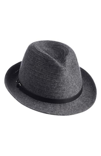 Women's Helen Kaminski Wool & Cashmere Fedora - Black