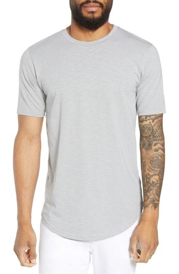 Men's Goodlife Scallop Hem Crewneck T-shirt - Grey