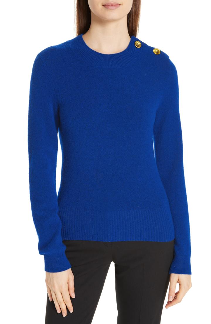 Women's Tory Burch Silvia Sweater - Blue