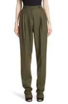 Women's Michael Kors Wool & Cashmere Pleated Flannel Trousers