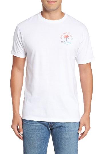 Men's Rip Curl Seas Premium T-shirt - White