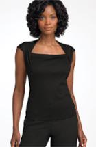 Women's Lafayette 148 New York 'giada' Top, Size Regular - Black
