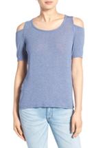 Women's Splendid Cold Shoulder Top - Blue