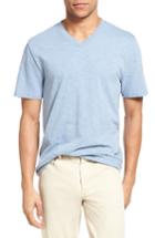 Men's Vince Classic V-neck T-shirt, Size - Blue