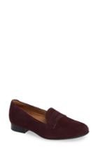 Women's Clarks Un Blush Go Penny Loafer .5 M - Burgundy