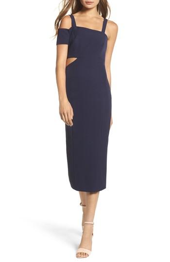 Women's Jay By Jay Godfrey Marquette Cutout Sheath Dress - Blue