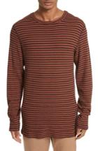 Men's Saturdays Nyc Alex Stripe Long Sleeve T-shirt