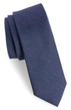 Men's The Tie Bar Cardinal Solid Silk Tie, Size - Blue