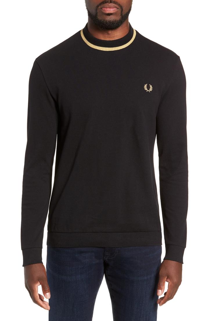 Men's Fred Perry Long Sleeve Pique T-shirt