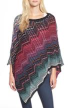 Women's Missoni Zigzag Poncho, Size - Pink
