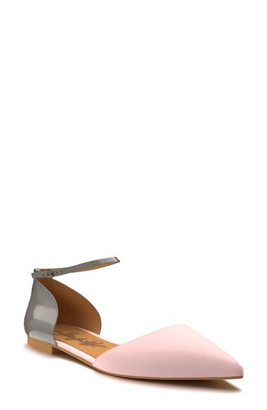 Women's Shoes Of Prey D'orsay Flat B - Grey